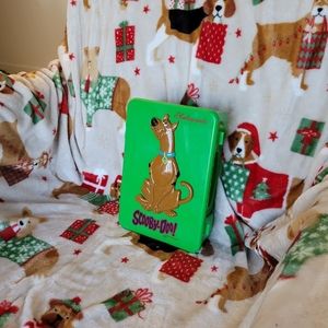 Vintage shakespeare scooby doo pencil box with handle separate compartments